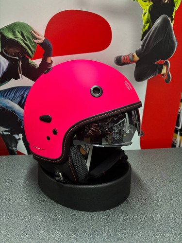 Casco jet duraleu rosso lucido - casco, rosso-lucido