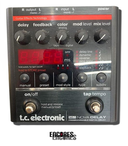 Electronic nova delay - tc,