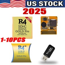 2025 NUOVA versione R4 Gold Pro SDHC R4i per cartuccia DS/3DS/2DS Revolution + USB