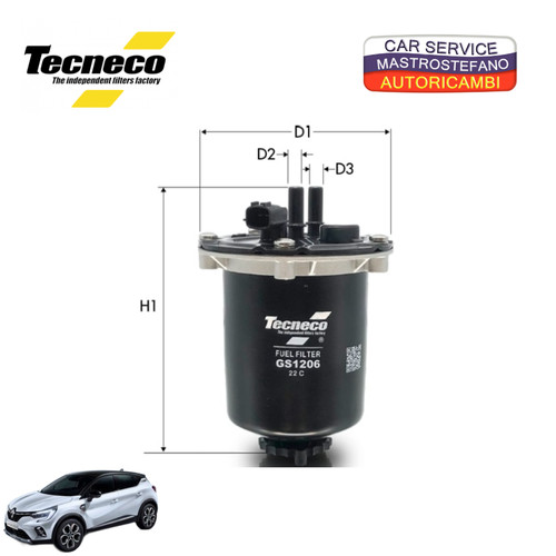 Filtro gasolio dacia logan - gasolio,