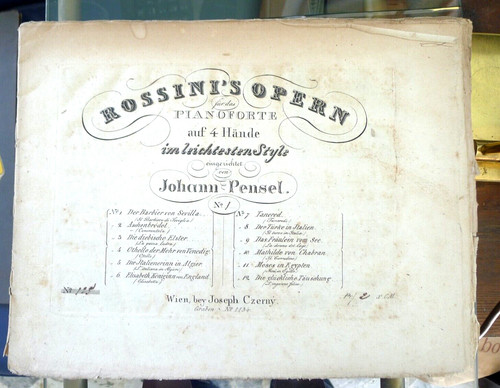 Spartito antico pianoforte - antico,