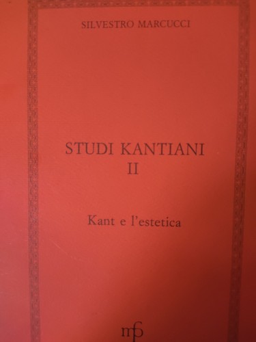 Silvestro marcucci kant - e, l'