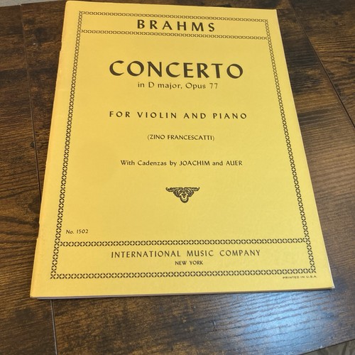 Brahms concerto maggiore - concerto, in