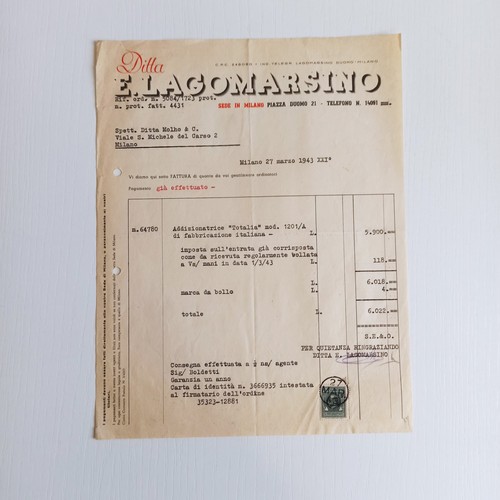 1943 ditta lagomarsino - 1943,