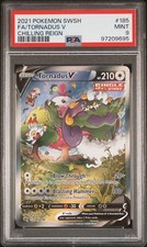 2021 Pokemon TCG Tornadus V Chilling Reign Holo Full Art PSA BGS 9 MINT ENG