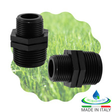 NIPPLO RIDOTTO RACCORDO FILETTATO MASCHIO RACCORDI NIPLO NIPPLE TUBO IRRIGAZIONE
