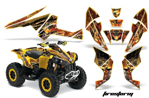 Kit grafico decal per - per, quad
