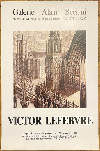 Victor lefebvre poster mostra - lefebvre,