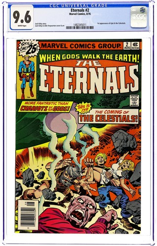 Eternals cgc 6 1976 - eternals, 9.6