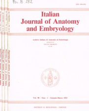 Italian Journal of anatomy and embryology. Vol.98, 1993. 4voll.. . Enzo Brizzi,