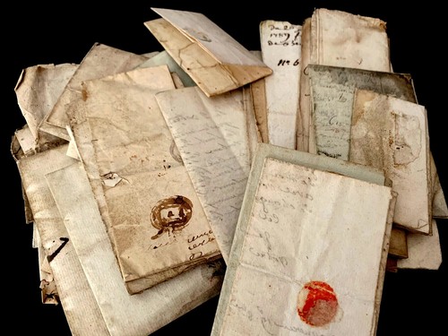 Antique letter 1700s - antique,