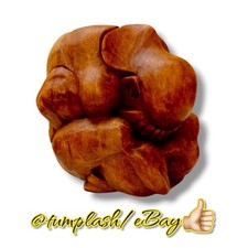 IDOLO DEL PENSATORE - Scultura in legno alt. 15 cm [nuovo]