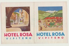 Vintage travel brochure Hotel