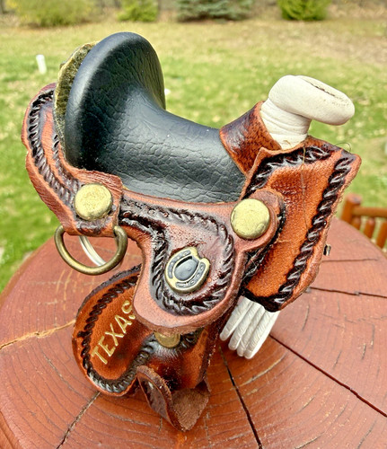 Mini sella western - in, pelle