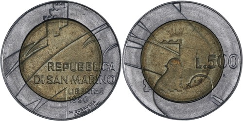 San marino 500 lire - san, marino: