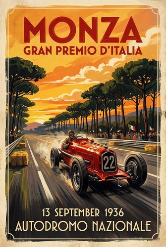 Poster monza gran - poster,