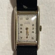 Orologio svizzero rettangolare