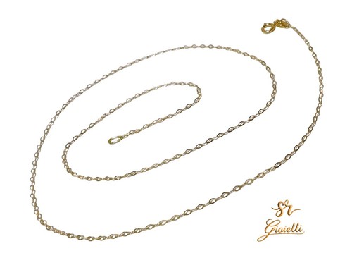 Collana catenina oro giallo - collana,