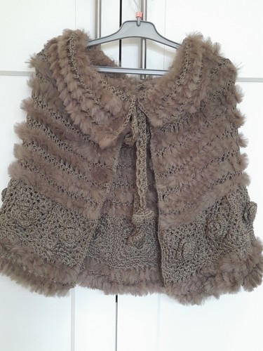Mantella vintage poncho donna - mantella,