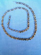 CINTURA IN  METALLO ARGENTATO ANNI 80 VINTAGE