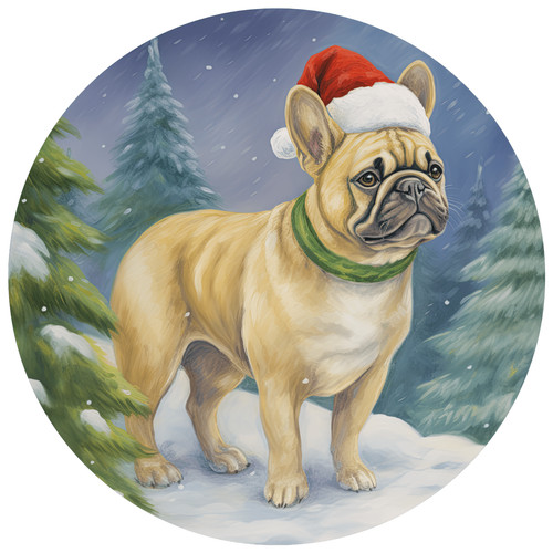 Bulldog francese cane - , auto