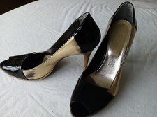 SCARPE DONNA Vera Pelle Vernice Punta Tacchi Alti spillo 12 Decoltè nr. 40