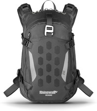 Zaino Da Moto – Porta Casco, Parapioggia, Foro per Sacca Idrica, Zaino Sportivo 