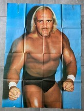 Wrestling: Poster 96x124 HULK HOGAN, "I nuovi eroi" ediz. S.I.P.E 1981
