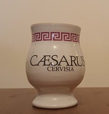 boccale birra Caesarus Cervisia Hurlimann Ceramica stein tankard bierkrug