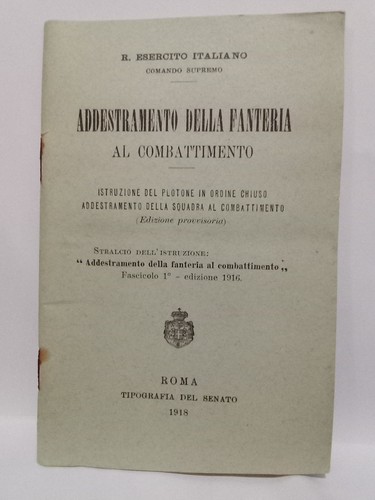 Libro 1918 esercito - libro, r.esercito