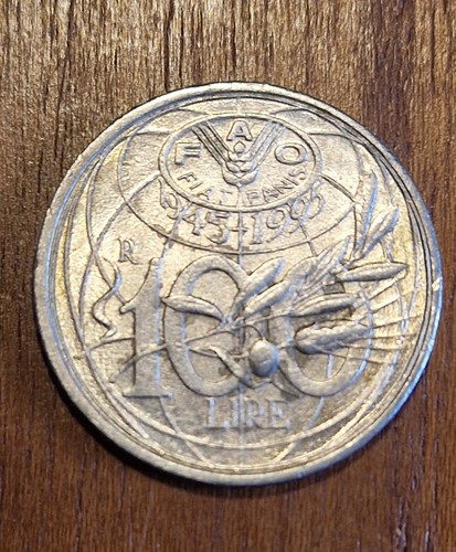 Moneta 100 lire fao - lire, fiat