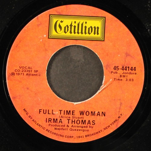 Irma thomas full - full, woman