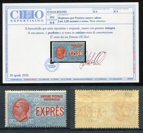 Regno italia 1922 espresso - regno,