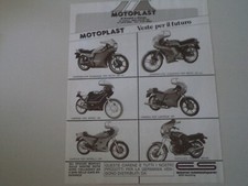 advertising Pubblicità 1982 MOTOPLAST e MALANCA OB ONE 125/ASPES JUMA YUMA 125