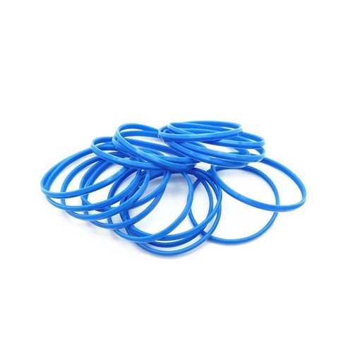 Pezzi anello gomma blu - in,