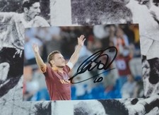 Autografo francesco totti roma - autografo,