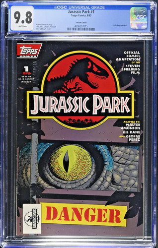 Jurassic park cgc 8 - 9,8, pagine