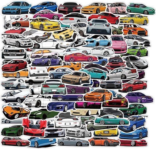 100 pezzi jdm adesivi - jdm,