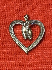 Ciondolo cuore 10k con