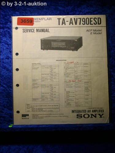 Sony service manual - service,