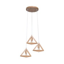 Lampadario LED Triangolare in