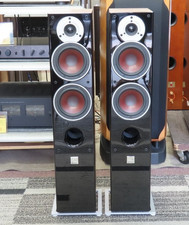 Coppia Altoparlanti Attivi DALI ZENSOR 5 AX Nero Marrone Amplificatore Audio Giappone Funzionante