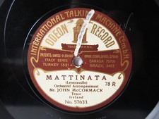 78rpm JOHN McCORMACK sings