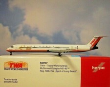 Herpa Wings 1:500 MD-83 TWA