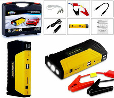 AVVIATORE EMERGENZA PER AUTO FURGONE PC CARICABATTERIA  JUMP STARTER BOOSTER