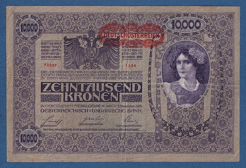 Austria 10000 kronen nd - 10000,