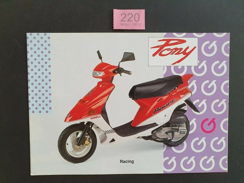 Garelli pony scooter brochure - scooter,