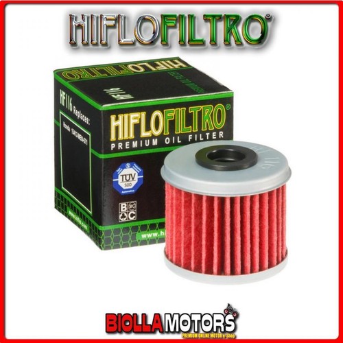 Hf116 filtro olio - filtro, honda