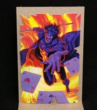 1999 Marvel Gambit Die Cut Vending Machine Sticker Hildebrandt Brothers Rare