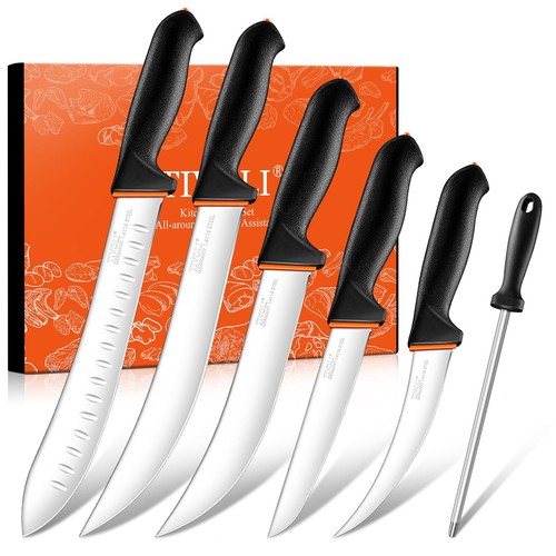 Set coltelli macellaio 6pz - coltelli,